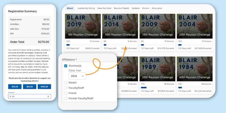 Blair Academy Reunion Campaign
