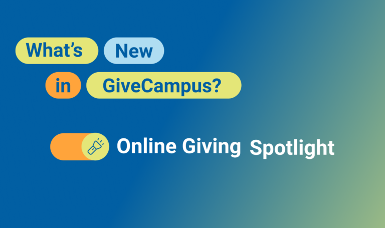 What's New with GiveCampus October image