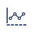 Icon of a line graph icon