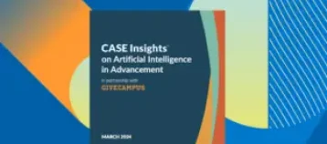 CASE Insight on AI in Advancement Report