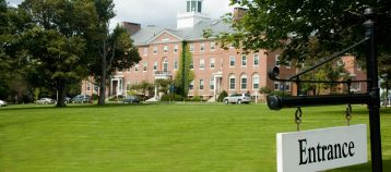 Colgate Hall on the Colby-Sawyer College campus.