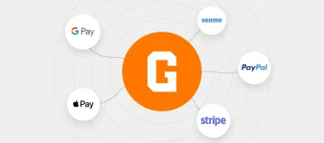 GiveCampus logo surrounded by GooglePay, ApplePay, Stripe, Venmo, and PayPal logos.
