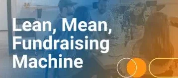 Lean,Mean,Fundraising, Machine, Webinar