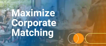 Title slide for Corporate Matching webinar.