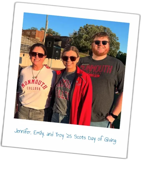 Jennifer, Emily, and Troy.